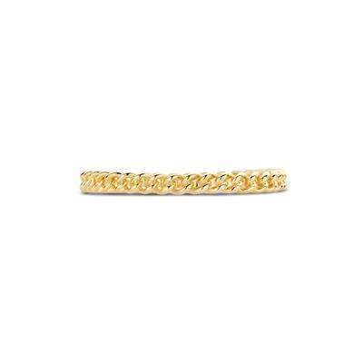 Blush Jewels 14k goud schakel ring 1229YGO/54