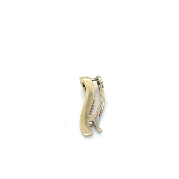 14 Karaat Bicolor Gouden Hanger met Diamant – 0,05 ct