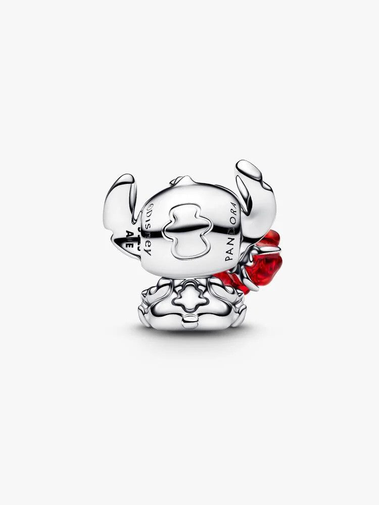 Disney Stitch Muranoglazen Bedel – Sterling Zilver 794378C01