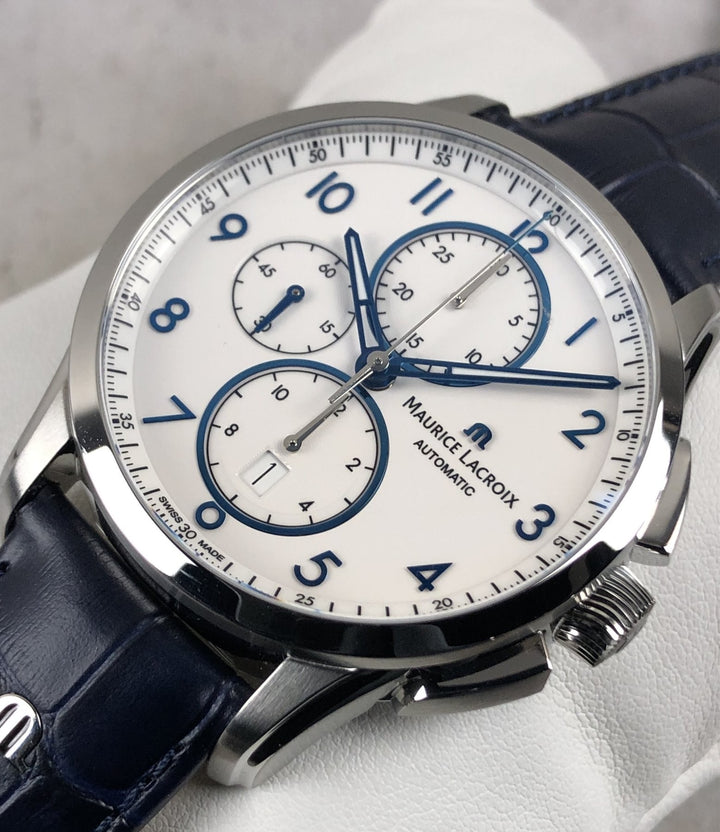 Occasion Maurice Lacroix Pontos chronograaf horloge 43 mm PT6388-SS001-120-4