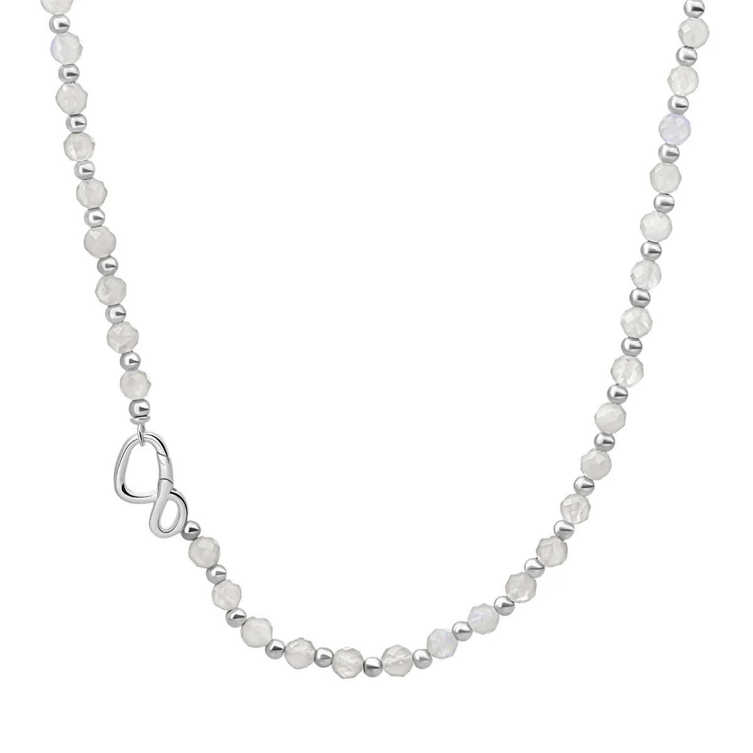 Link Ketting Moonstone Zilver