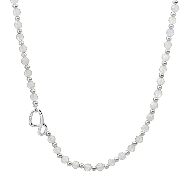 Link Ketting Moonstone Zilver
