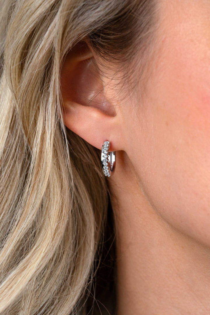 ZINZI Zilveren Oorringen met Zirkonia 15 mm ZIO2870