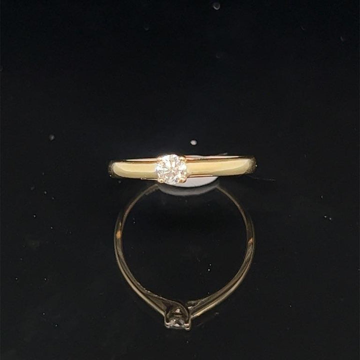 14kt geelgoud diamaant 0.05ct Tw/Si BUTW-05-G