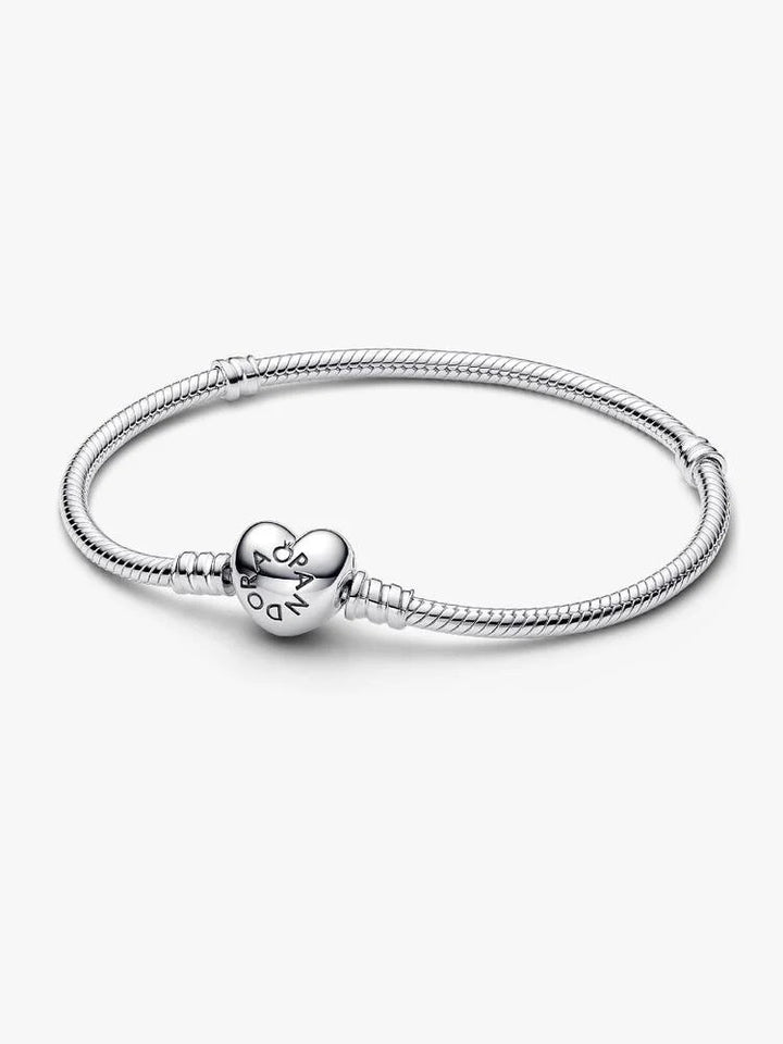 Moments Hart &amp; Snake Chain Armband 594594C00-19