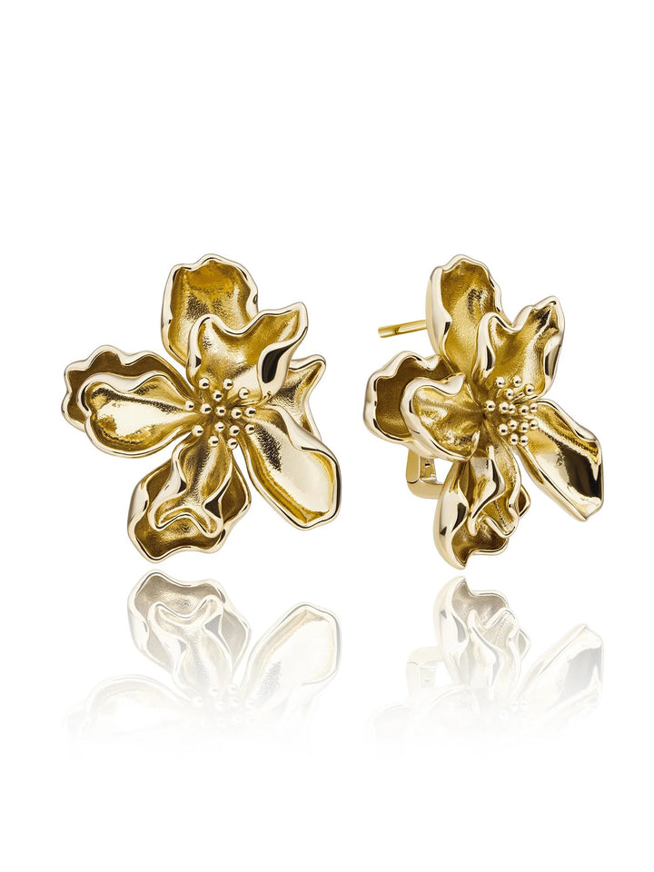Sparkling Jewels Botanic Push Back Oorbellen EAG45