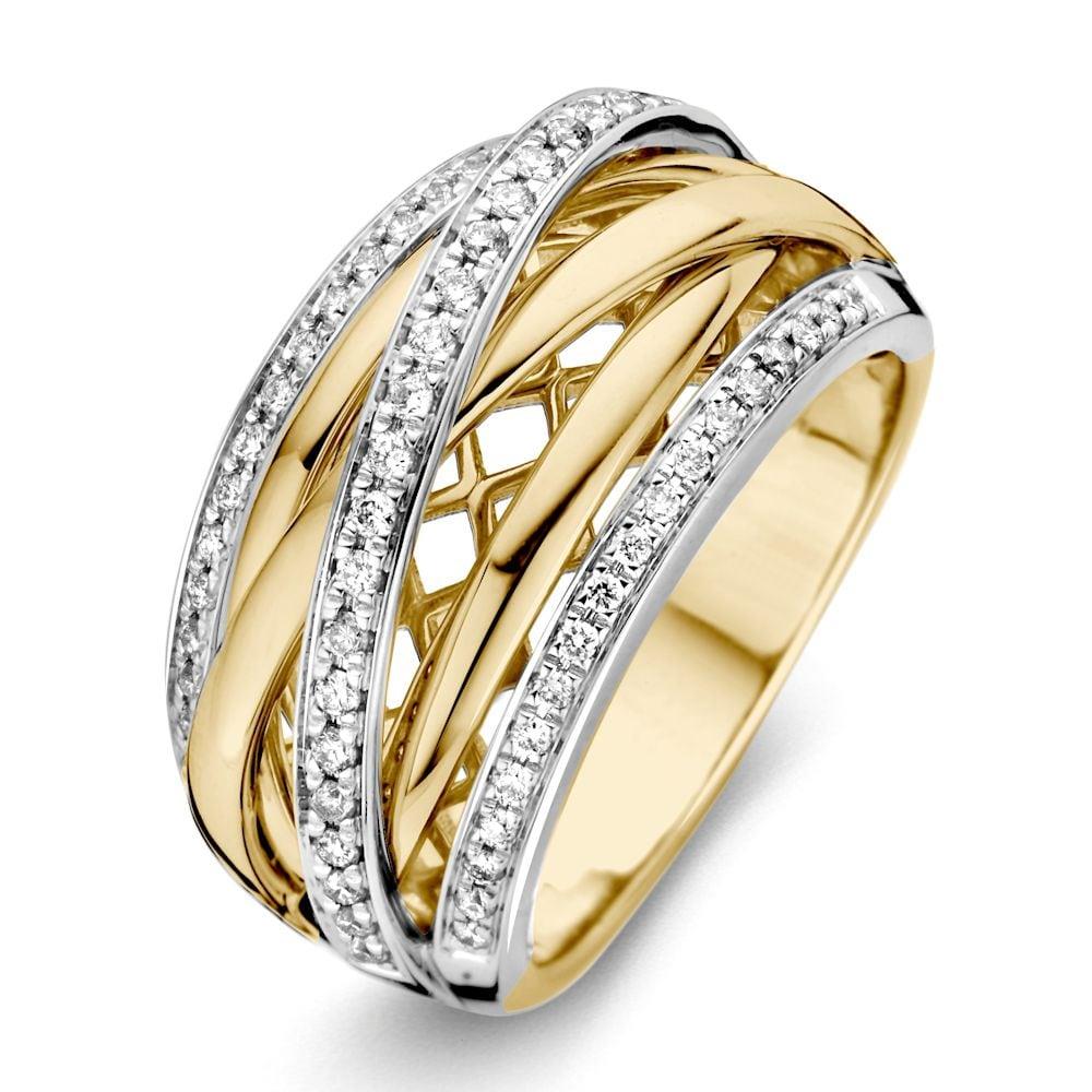 Ring bicolor briljant 0.34 crt. RG416343