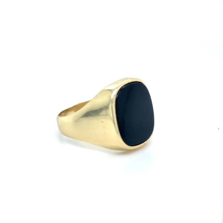 14 kt Geelgouden Zegelring 13 x 15 mm – Occasion