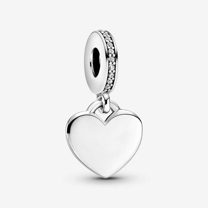 Pandora hartvormige hangende bedel graveerbaar 798761C01
