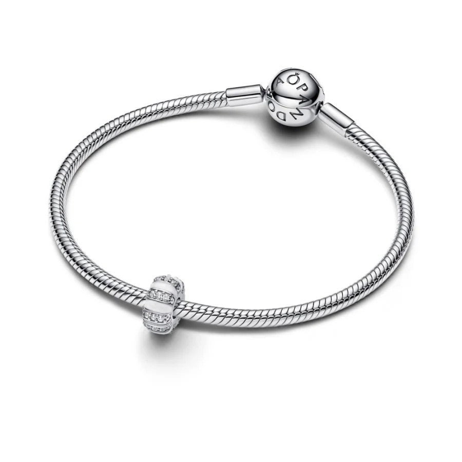 sterling zilveren clip met heldere zirkonia 793785C