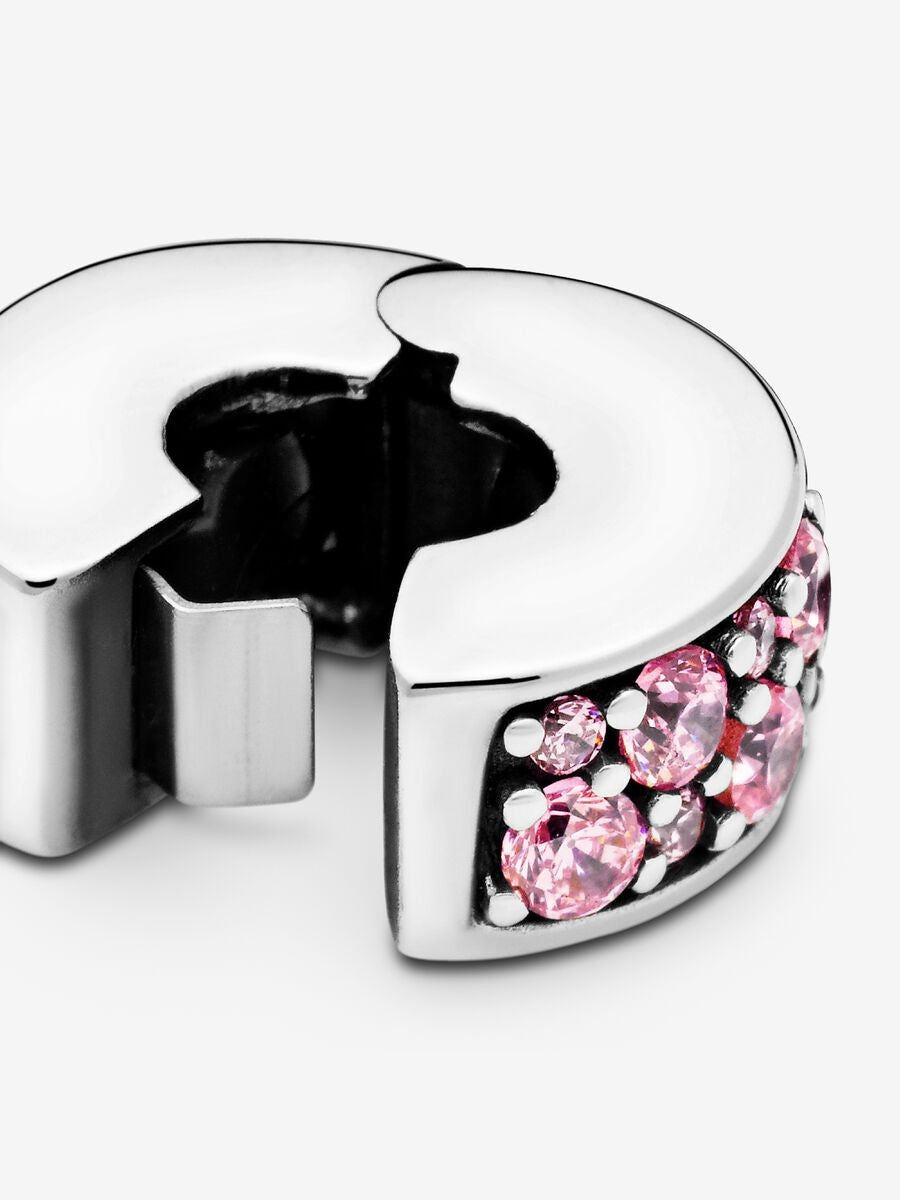 Roze Pavé Clip Bedel 791817PCZ