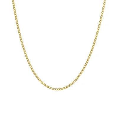 14 kt Lengtecollier gourmett 1.1 mm 50 cm