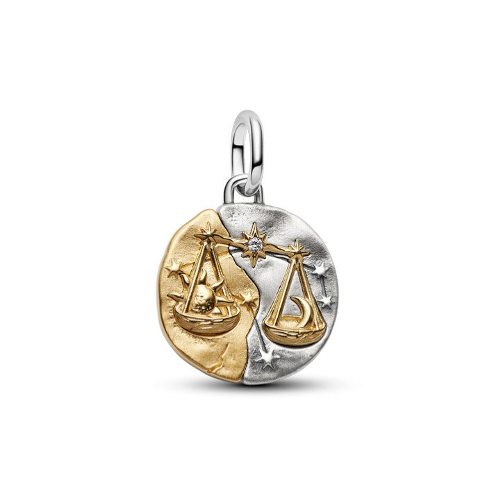 PANDORA Libra Zodiac Medallion Charm 764983C01