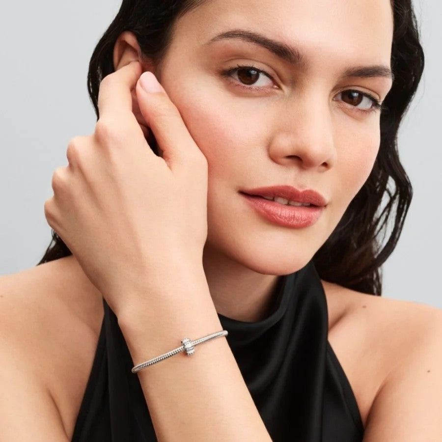sterling zilveren clip met heldere zirkonia 793785C