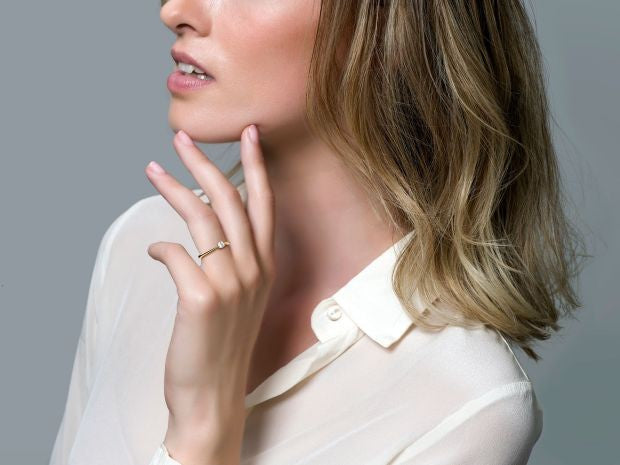 Blush 14 Karaat Bicolor Gouden Ring met Zirkonia – 1187BZI