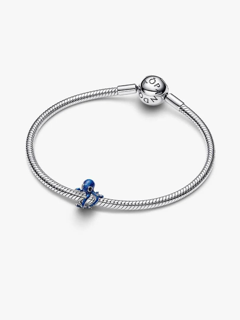 Pandora blauwe octopus Charm 794706C01