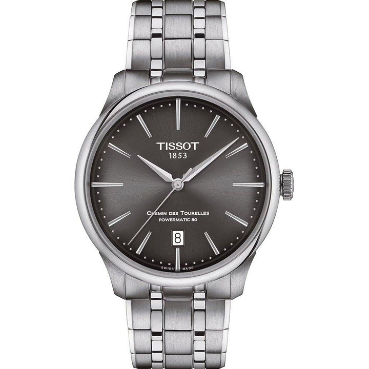 TISSOT CHEMIN DES TOURELLES POWERMATIC 80 39 MM T1398071106100