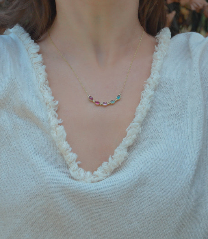 Goudsmid Vera 14 karaats geelgoud collier Delphine 45 cm