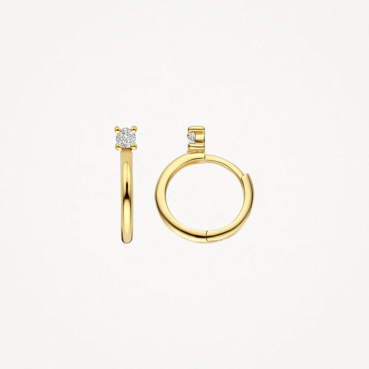 Blush Oorringen 14 kt Geelgoud met Zirkonia – 7372YZI
