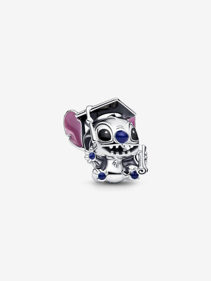 PANDORA 793789C01 Disney Stitch Graduation Charm