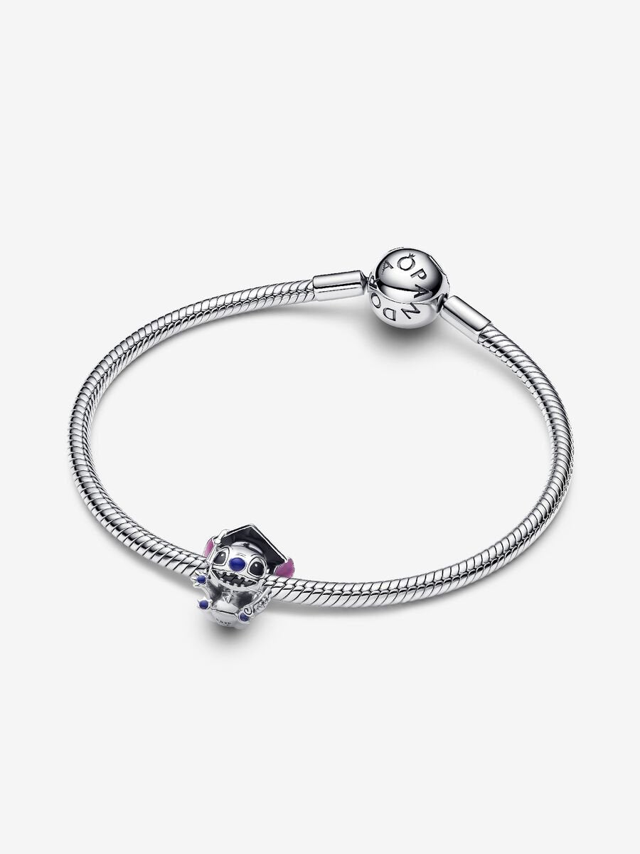 PANDORA 793789C01 Disney Stitch Graduation Charm