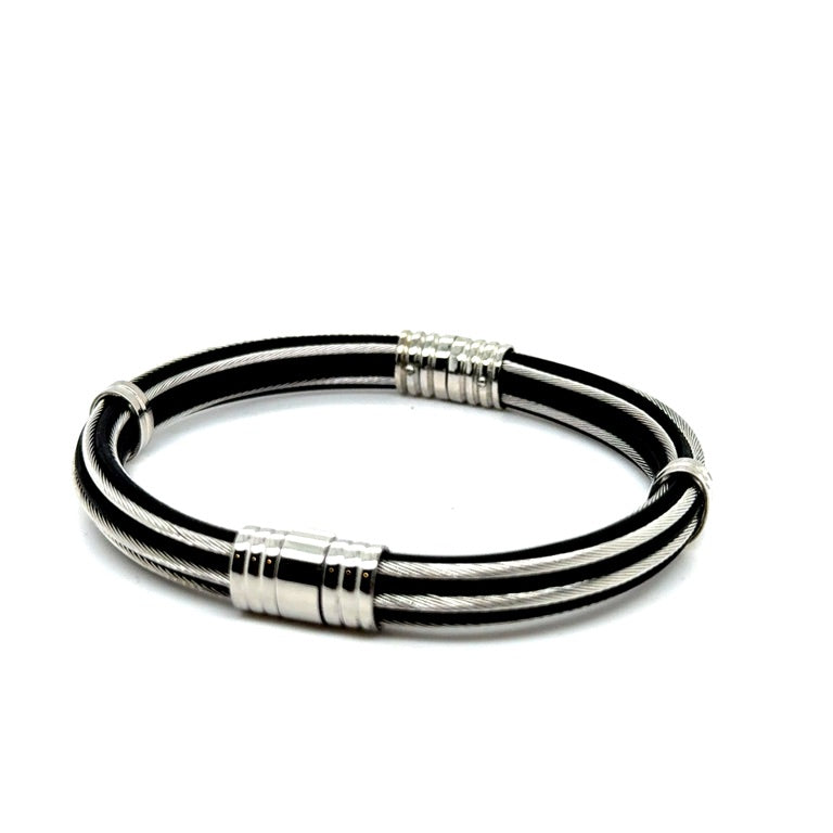 Albanu buffalo Multi Steel armband 5 Kabels