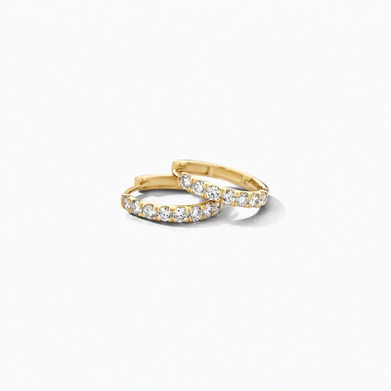 14k Geelgouden Oorringen met Lab-Grown Diamanten  LG7032Y