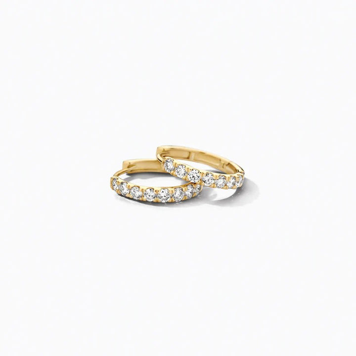 14k Geelgouden Oorringen met Lab-Grown Diamanten  LG7032Y
