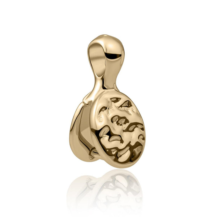 Pendant | Fuse - Silver - Polished Gold plated PENG26