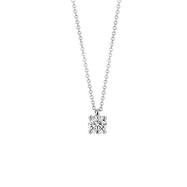 Blush Lab Grown Collier LG3002W in 14 Kt Witgoud met Lab Grown Diamant