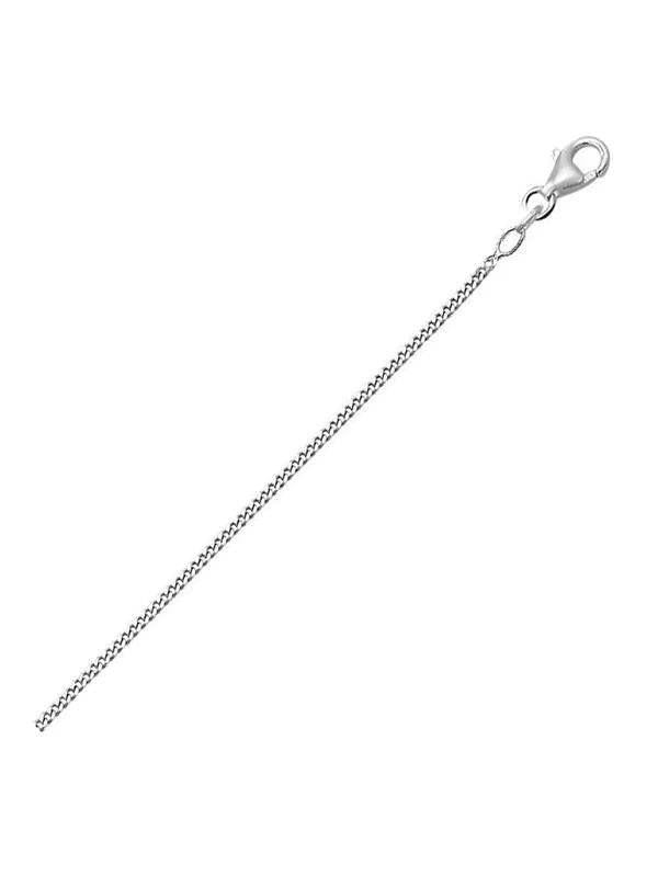 14 kt witgoud 1.3 mm 42 cm