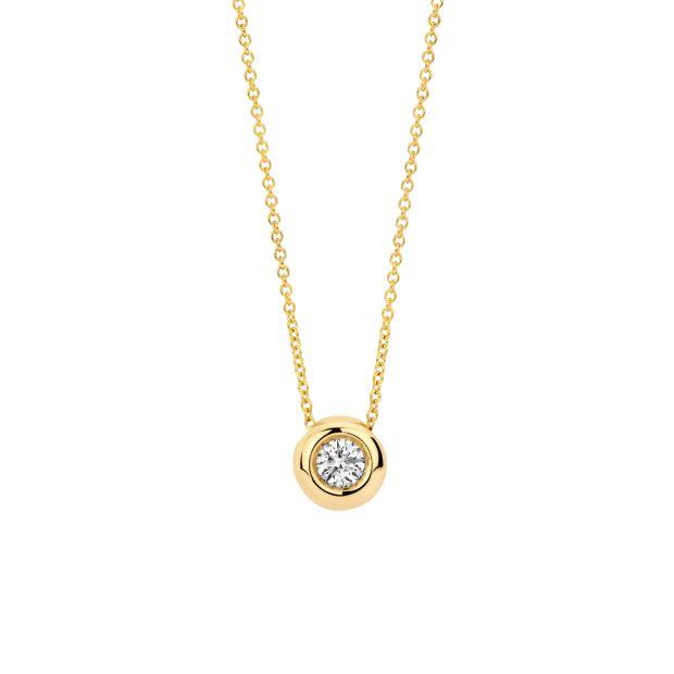 Blush Lab Grown Collier LG3006Y in 14 Kt Geelgoud met Lab Grown Diamant