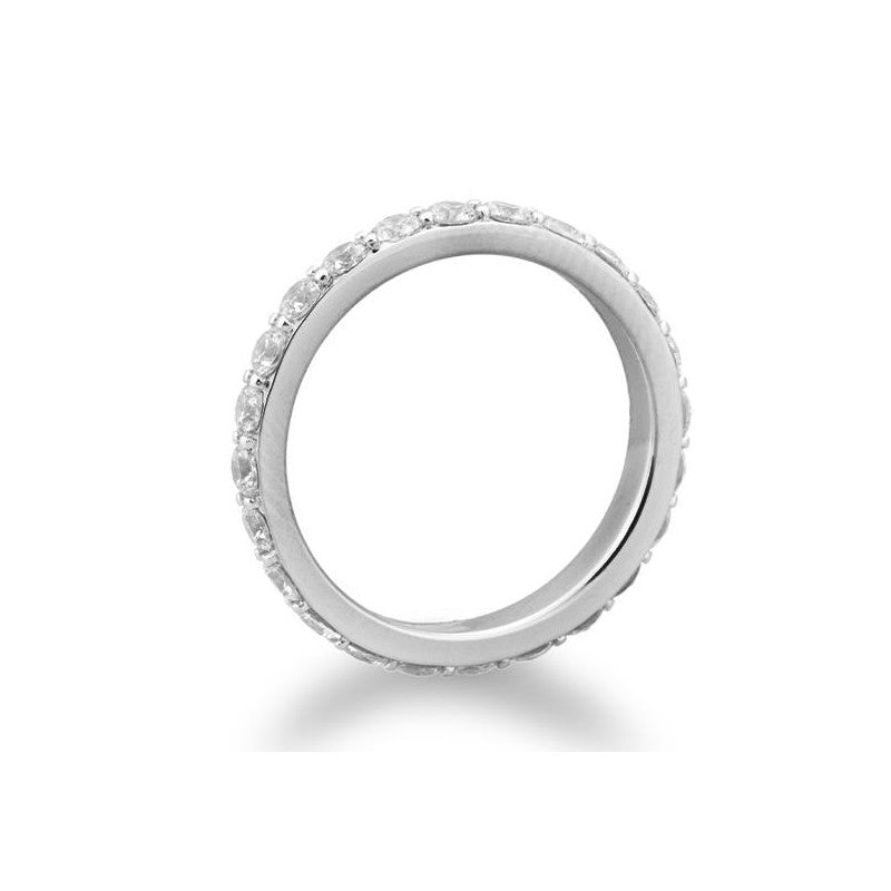 Platina 950 Memoire Ring – 1.47 ct G/VS Labgrown Diamanten
