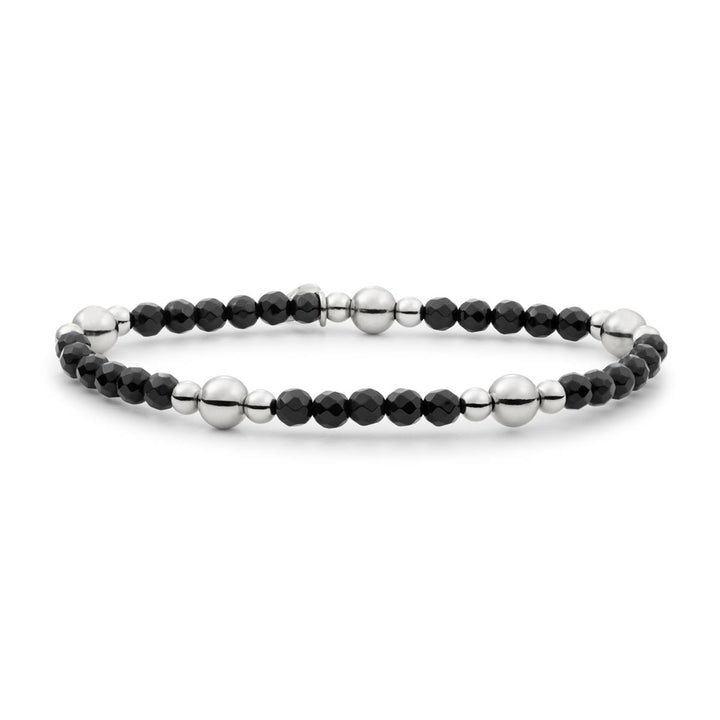 Sparkling Jewels bracelet | onyx Bold Mix - Silver BLK01S-G54