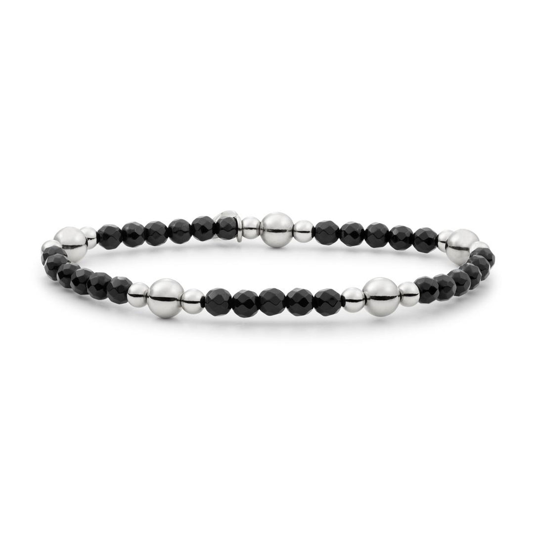 Sparkling Jewels bracelet | onyx Bold Mix - Silver BLK01S-G54
