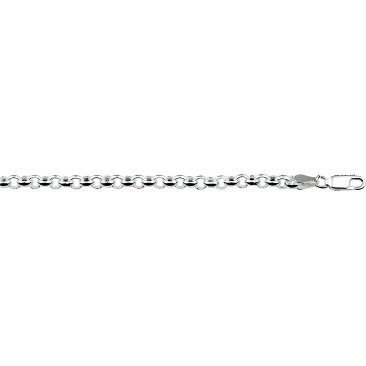 Zilveren collier jasseron 60 cm 3 mm