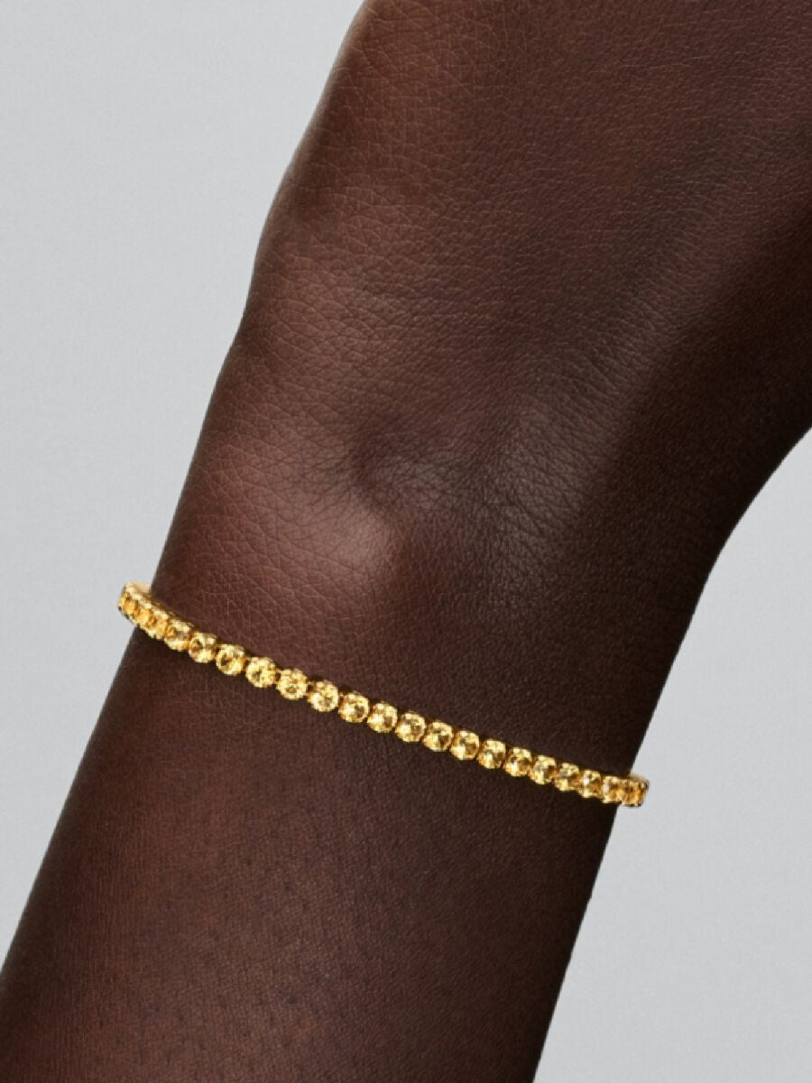 Pandora Sprankelende Gele Tennisarmband 561469C03-18