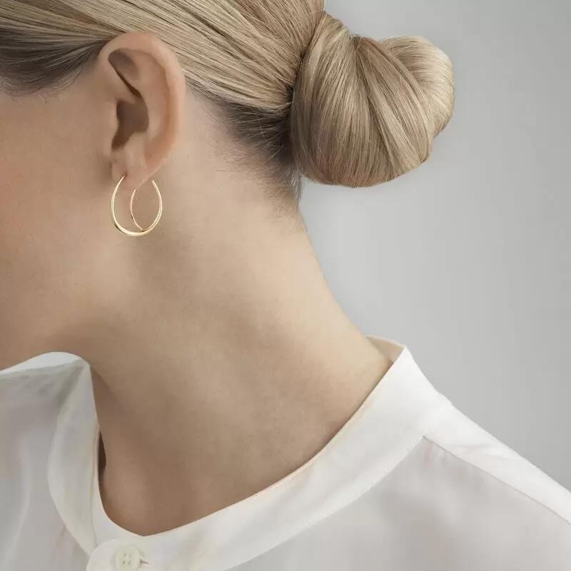 Georg Jensen Offspring geelgouden oorbellen 10015212