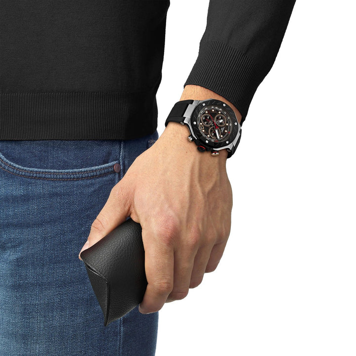 Tissot T-Race MotoGP Chronograph T1414172708100 - Zwart Sporthorloge