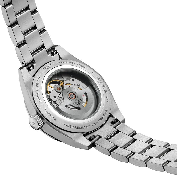 Tissot Gentleman T165.807.11.031.00 automaat staal zilver 38mm