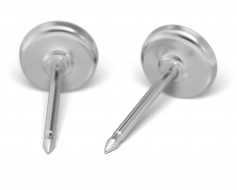 schietoorbellen Novelty, Hart, Chirurgisch staal, 5 mm