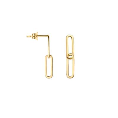 Oorbellen Paperclip 7262YGO