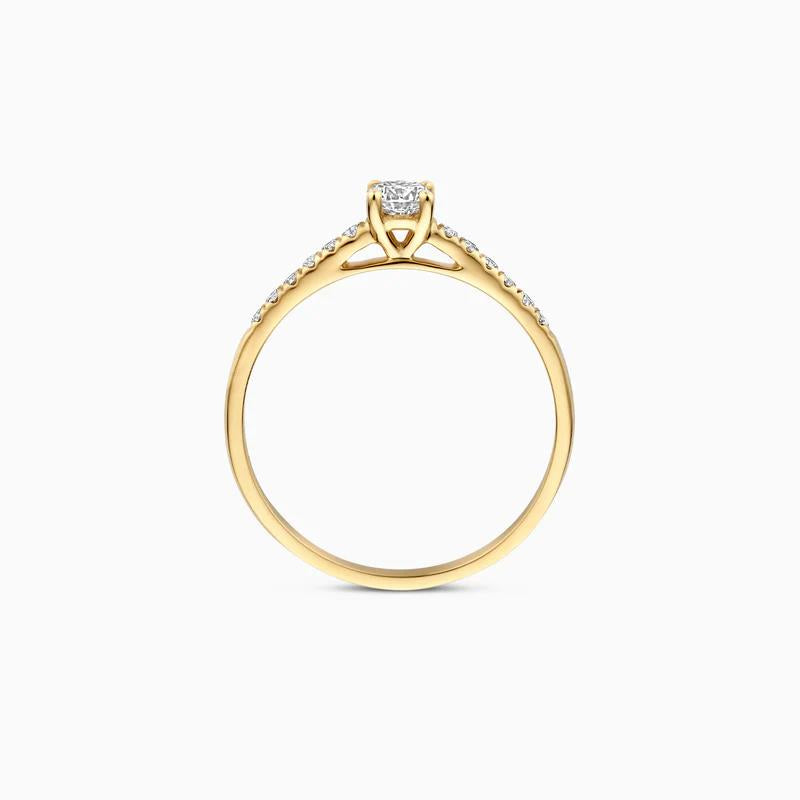 Blush Lab Diamonds Ring LG1017Y 0.20 & 0.12 ct