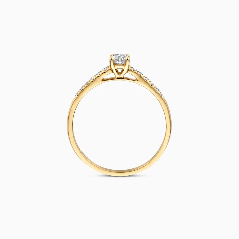 Blush Lab Diamonds Ring LG1017Y 0.20 &amp; 0.12 ct