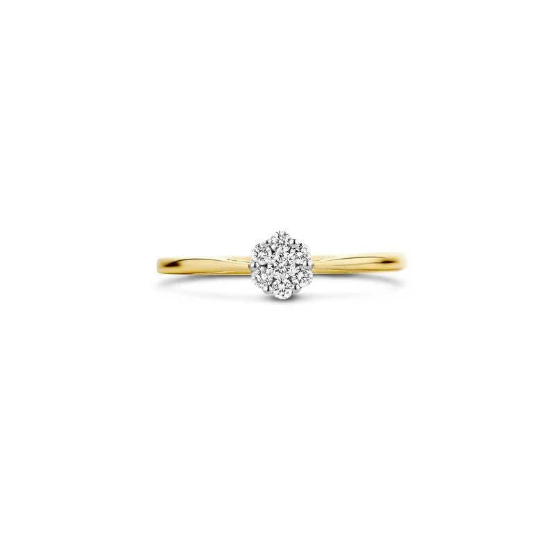 Ring 1611BDI - 14k GeelGoud met Diamant