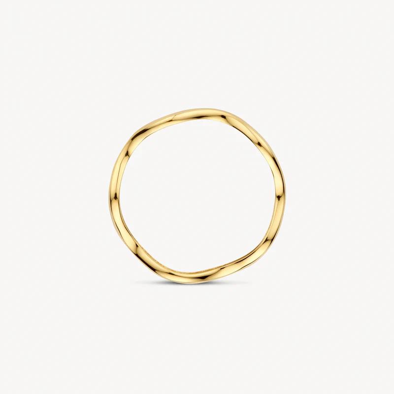 14k Blush Jewels geelgouden Ring 1261YGO – Golvend Design