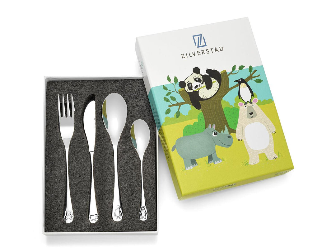 Kinderbestek Wildlife, 4-delig, rvs 4264070