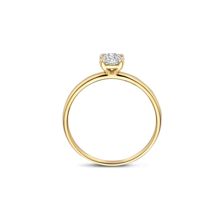 Blush Lab Diamonds Ring LG1075Y – 14 Karaat Geelgoud met 0,50ct Lab Grown Diamant – Maat 54