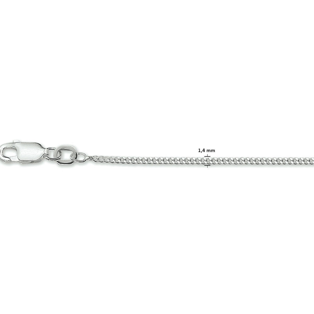 collier gourmette 4-zijdes geslepen 1,4 mm