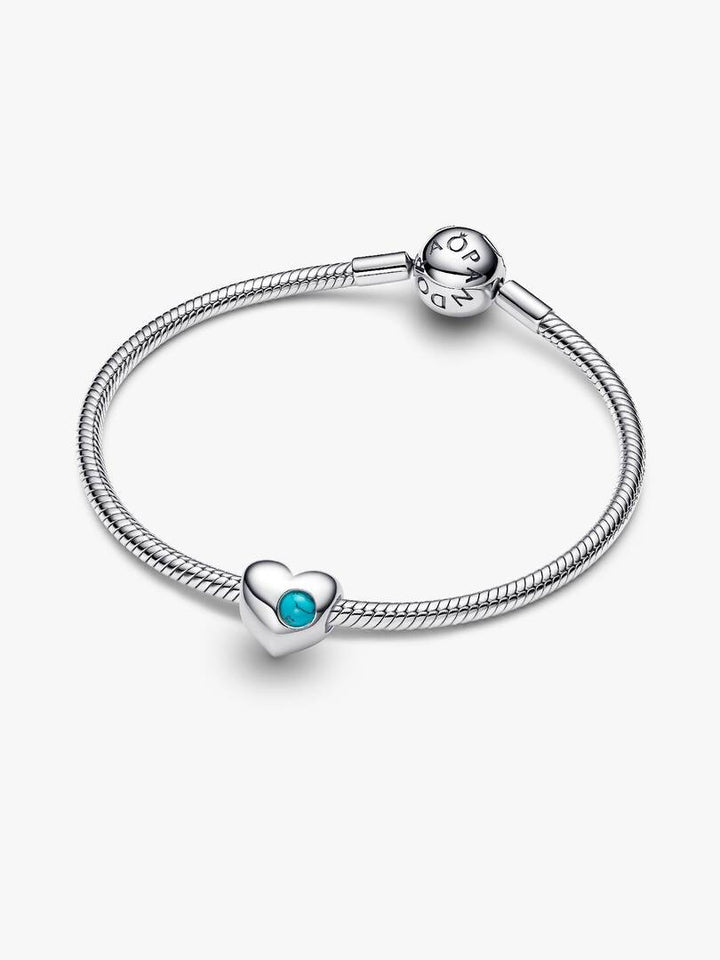 Pandora December Geboortesteen Hart Bedel 794161C12